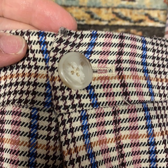 Anthropologie malcom plaid tapered pant w/cuff - Picture 5 of 9